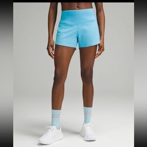 NWT lululemon high rise speed up short 4"
